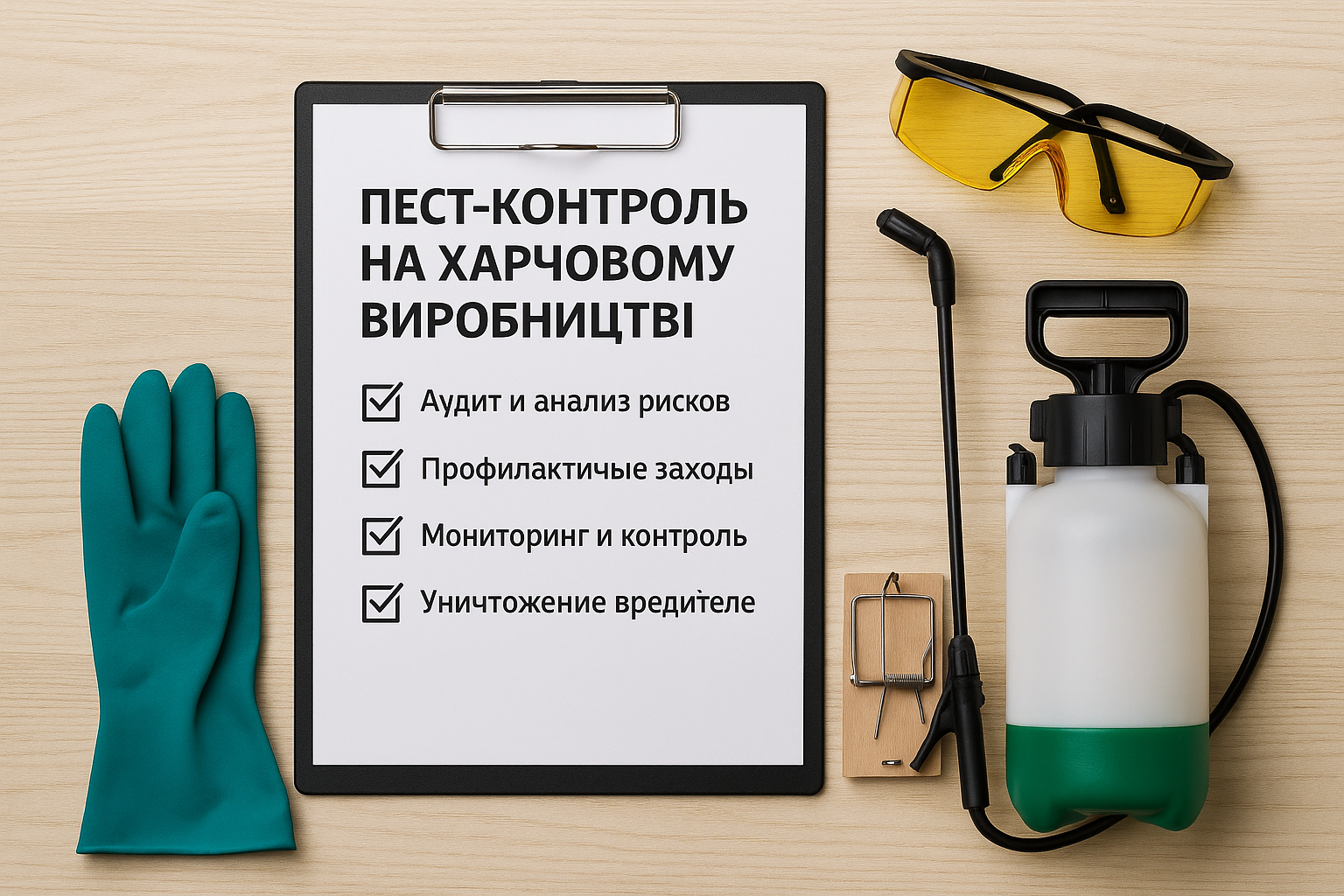 Пест-контроль на харчовому виробництві: правила, методи та вимоги